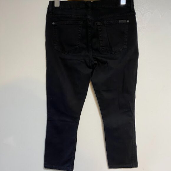 7 for all mankind The High Waist Women's Black Skinny Jeans Size 27 - Picture 7 of 10